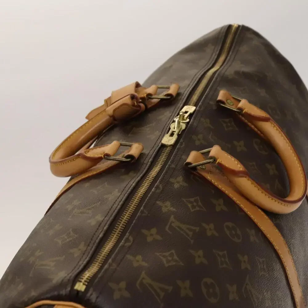 LOUIS VUITTON Monogram Keepall 55 Boston Bag M41424